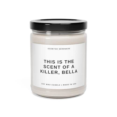 Scent of A KIller Bella Candle, Edward Cullen Candle, Bella Swan, Vampires, Celebrity Candle, Robert Pattinson Gift, Ecofriendly Soy Candle - 9oz